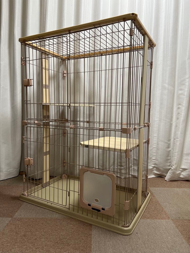 キャットケージ ベージュ