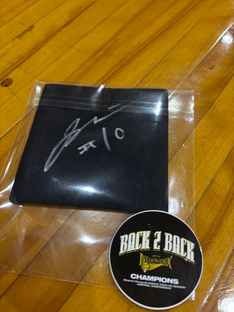 超限定 吉井　佐々木隆盛　直筆サイン 三遠ネオフェニックス ヌワバ 河村 日本