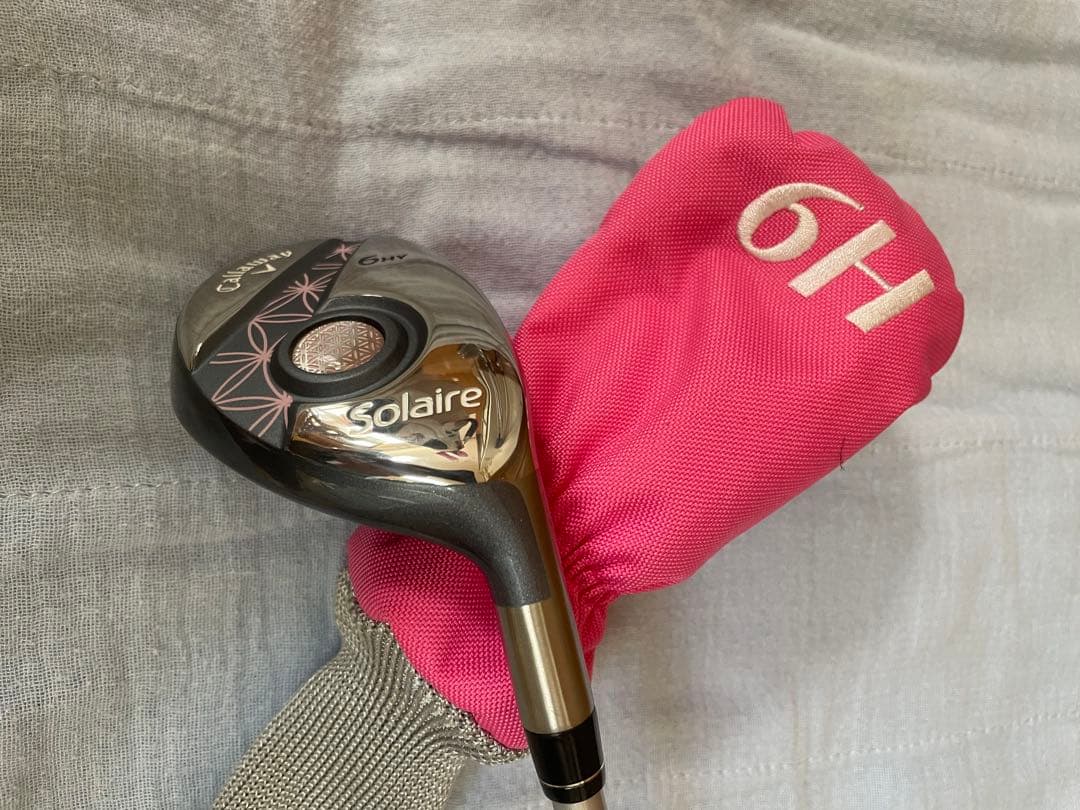 Callaway Solaire クラブ8本セット キャディバック付　ピンク