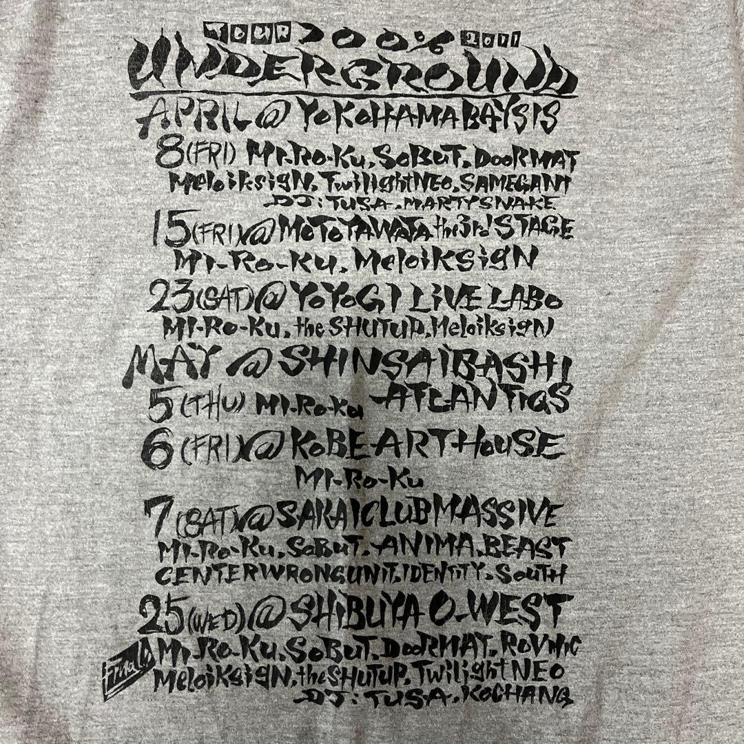 2011 SOBUT 100% UNDERGROUND tシャツ