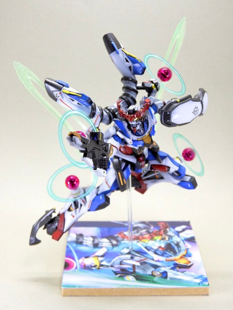 HG ジークアクス エンディミオン・ユニット覚醒時 全塗装 / ガンプラ 完成品