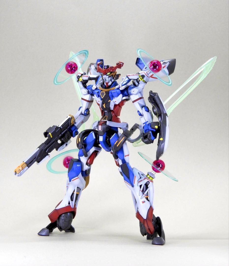 HG ジークアクス エンディミオン・ユニット覚醒時 全塗装 / ガンプラ 完成品