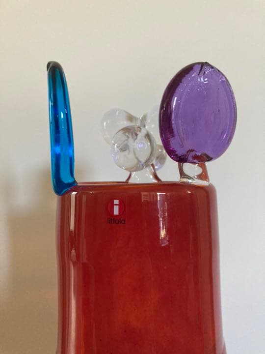 Pampula vase 290 Scope A型 レッド　イッタラ　ポムポム