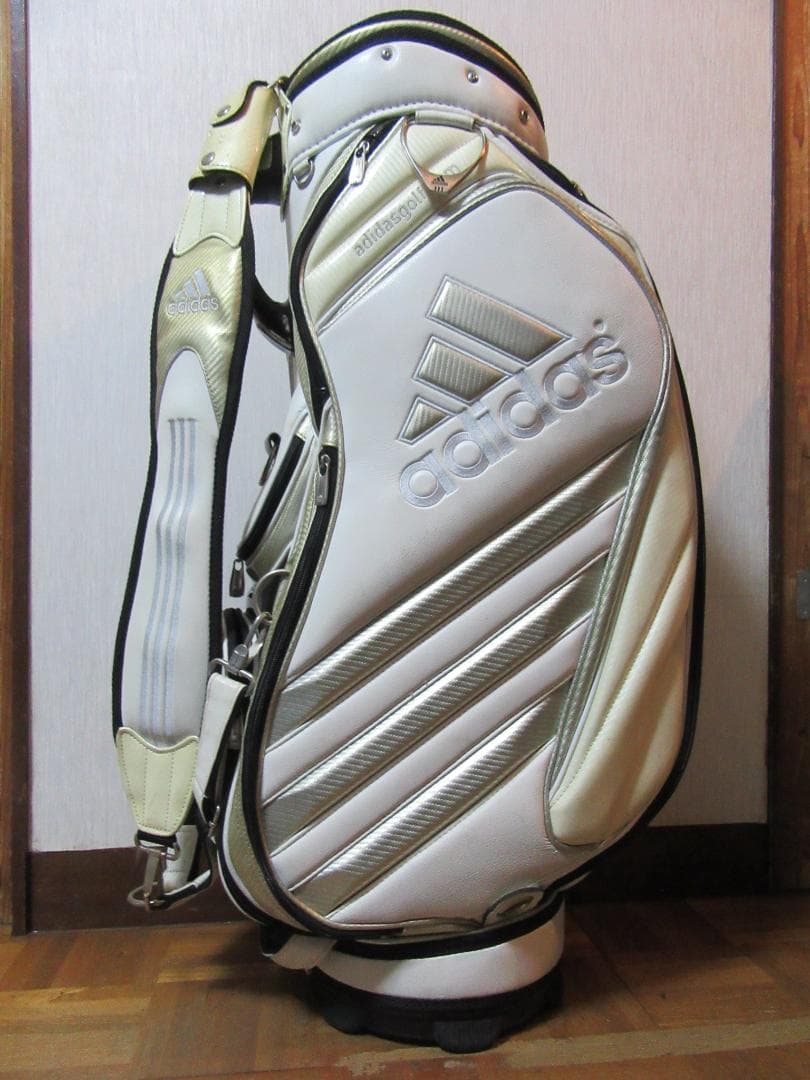 ★☆★アディダス★adidas★3点式★キャディ-バック★白★☆★