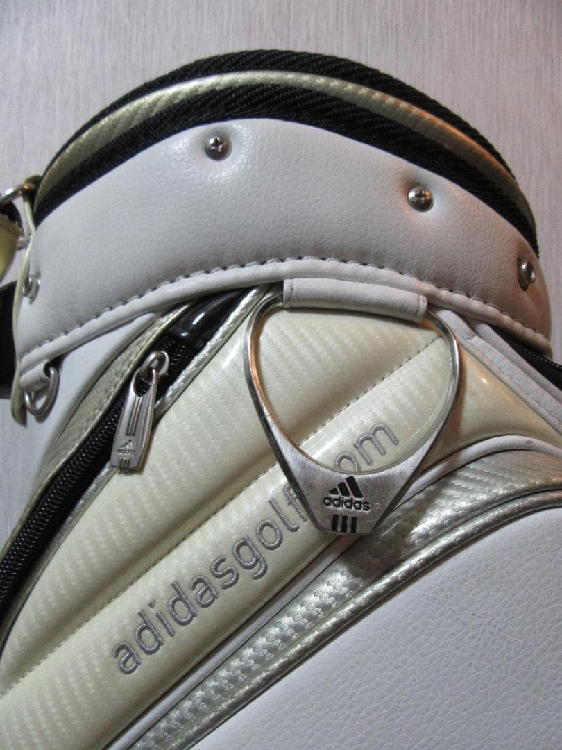 ★☆★アディダス★adidas★3点式★キャディ-バック★白★☆★