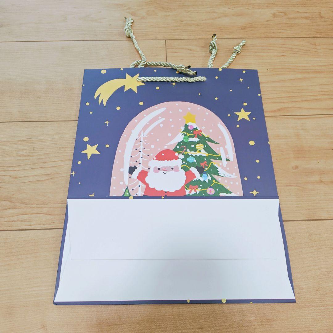 クリスマスギフトバッグ 持ち手付きクリスマストートバッグ バルク、ギフト