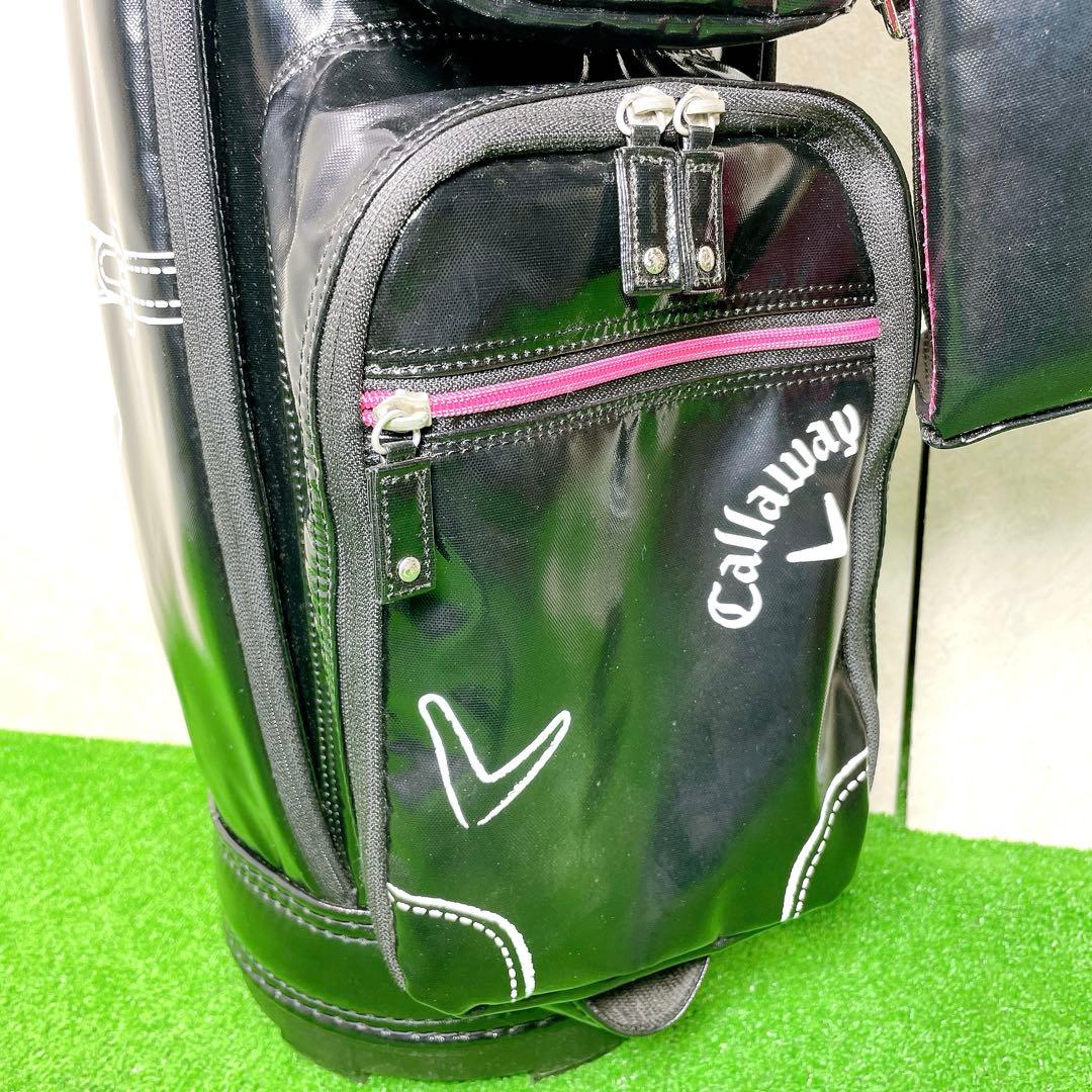 希少！美品！アートシリーズ！キャロウェイ エナメル ゴルフバッグ 8.5型