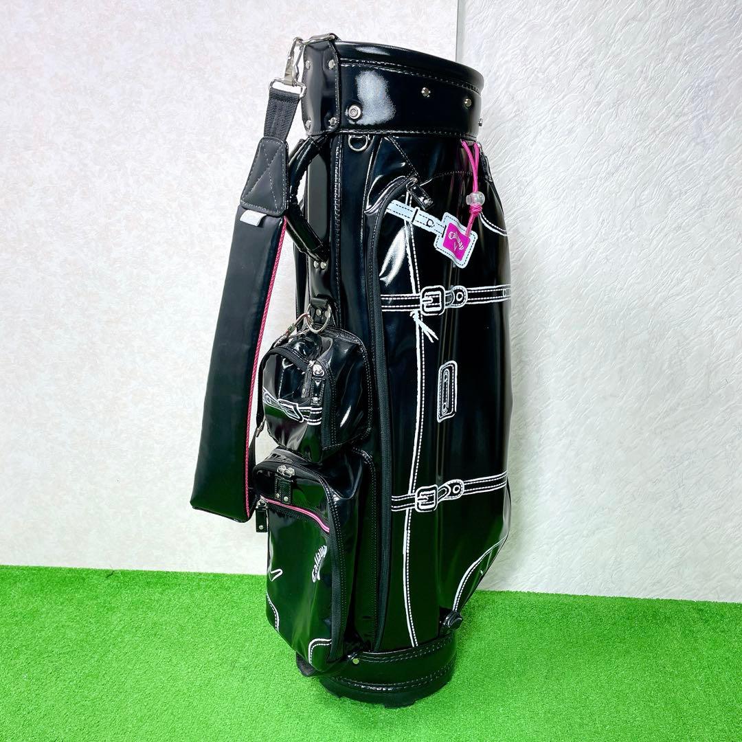 希少！美品！アートシリーズ！キャロウェイ エナメル ゴルフバッグ 8.5型