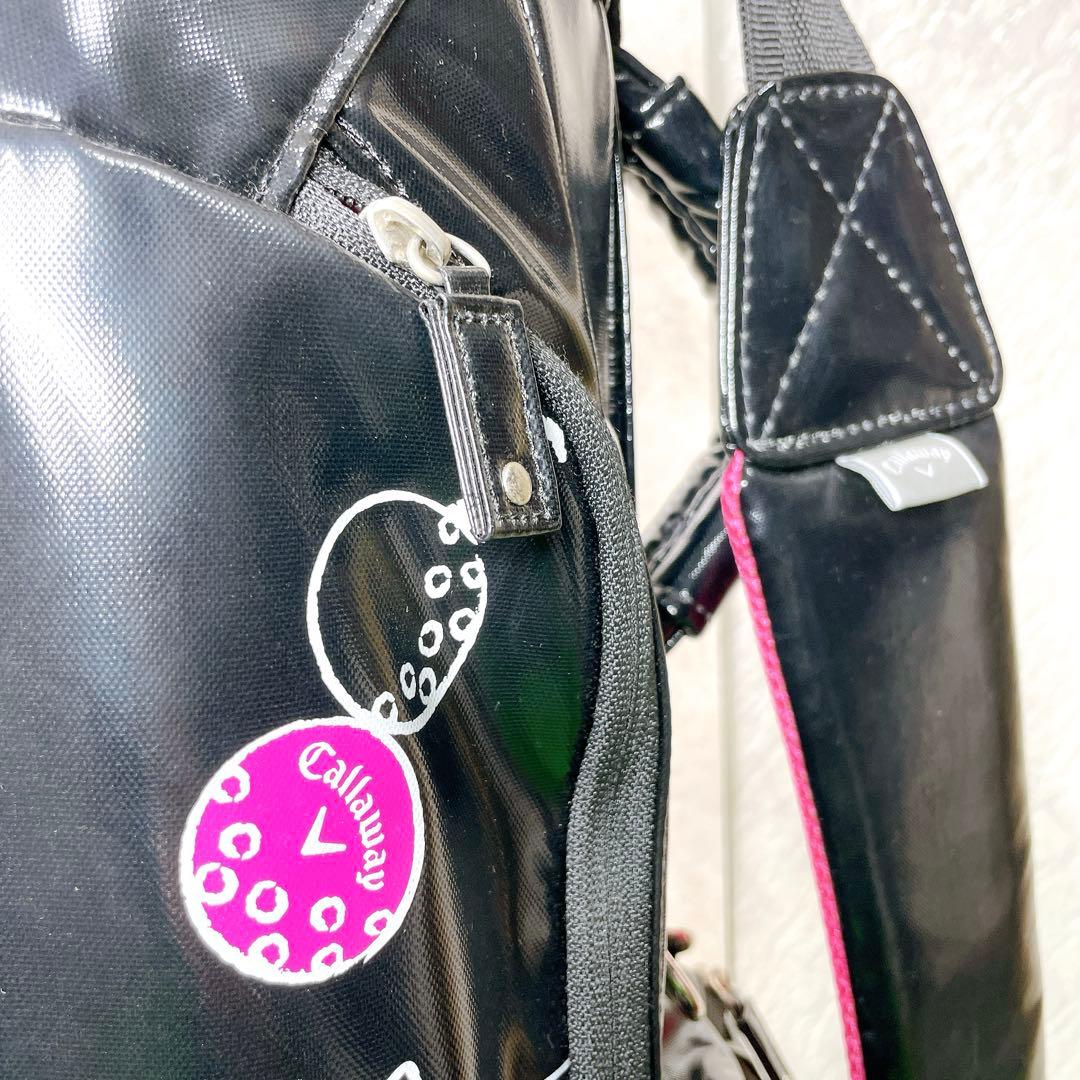 希少！美品！アートシリーズ！キャロウェイ エナメル ゴルフバッグ 8.5型