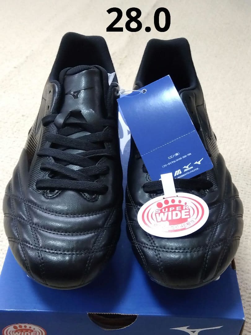 ラグビースパイク／ミズノ／28.0 ／黒／R1GA200100／新品・未使用品