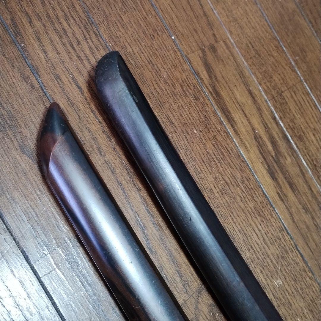 縞黒檀　黒檀　木刀　大刀　脇差　模造刀　アンティーク　骨董品　アニメ　コスプレ