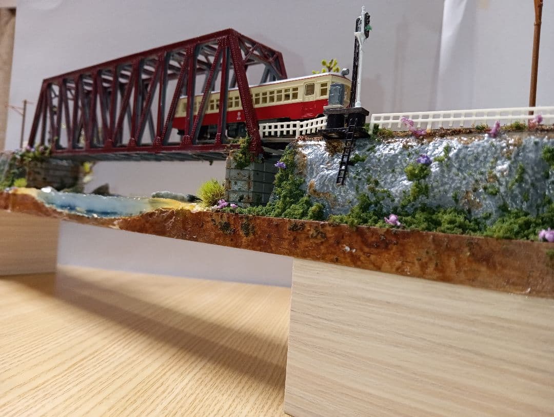 Nゲージ 鉄道模型ジオラマ（車両付き）その3
