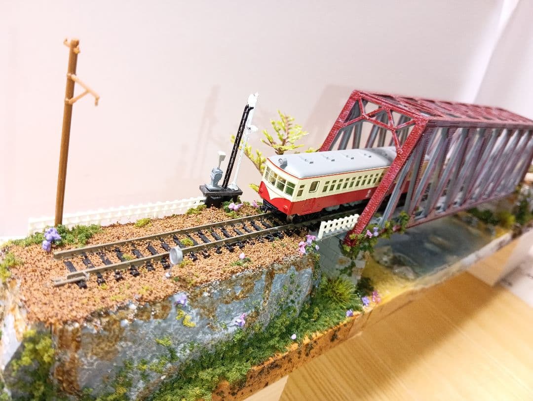 Nゲージ 鉄道模型ジオラマ（車両付き）その3