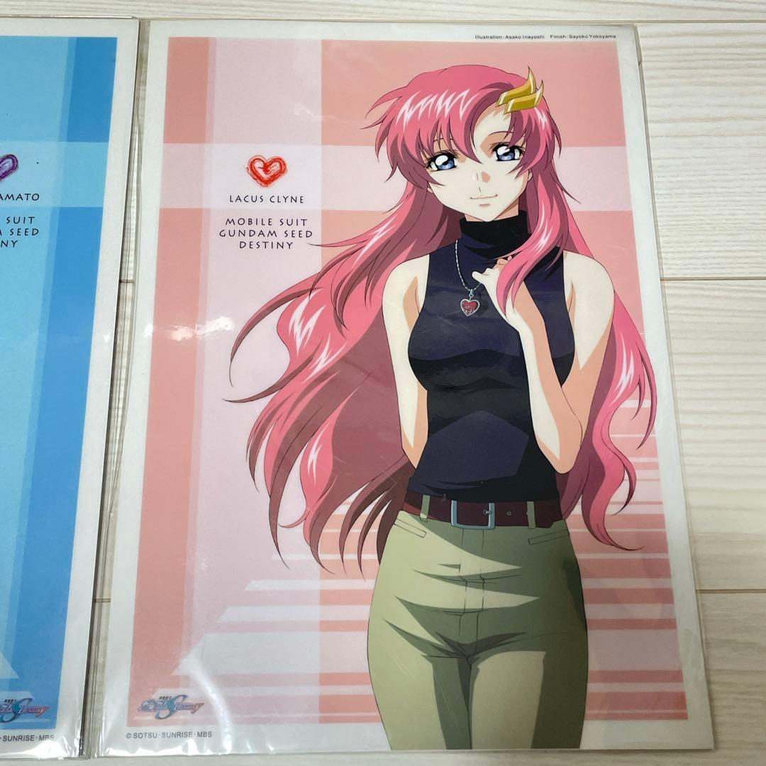 ラクス・クライン　キラ・ヤマト　クリアポスター　ガンダム SEEDD 希少品