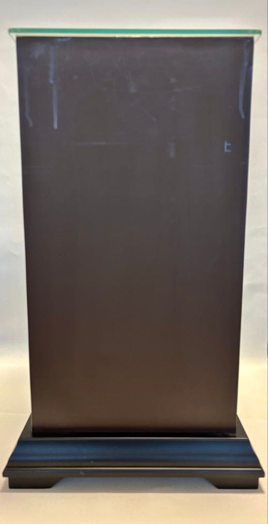 #タイガーアイ製 聖観音菩薩立像 ガラスケース 観世音菩薩　高さ約40cm