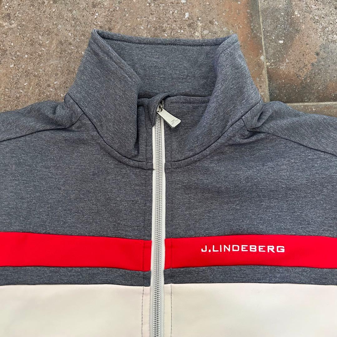 J.LINDEBERG ジャケット　ジップアップ　ブルゾン　長袖　グレー系