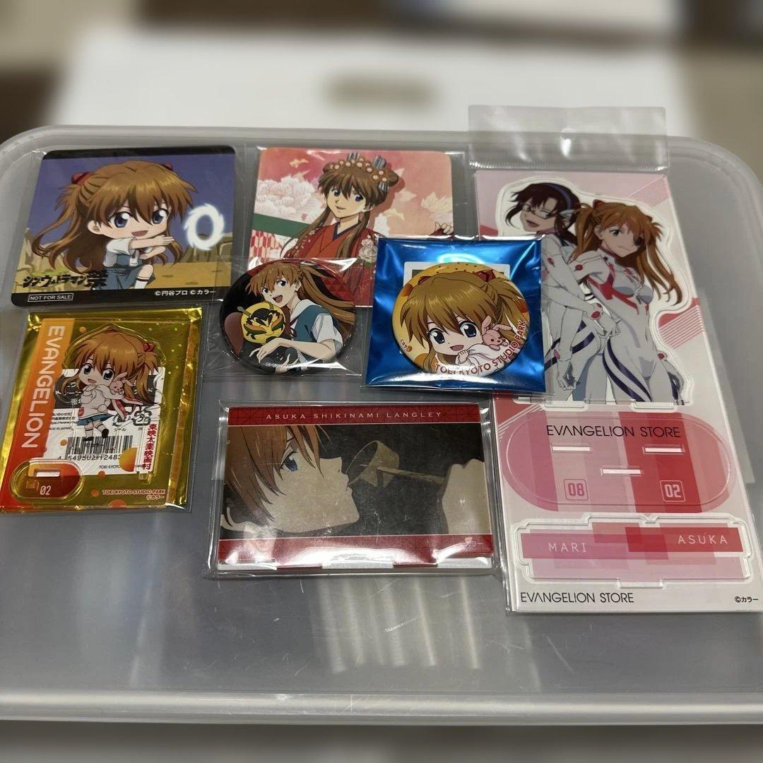 エヴァンゲリオン アスカ 缶バッジ セット