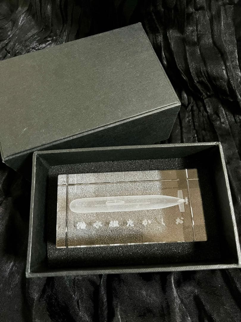 【新品】海上自衛隊　潜水艦たかしお3Dクリスタル