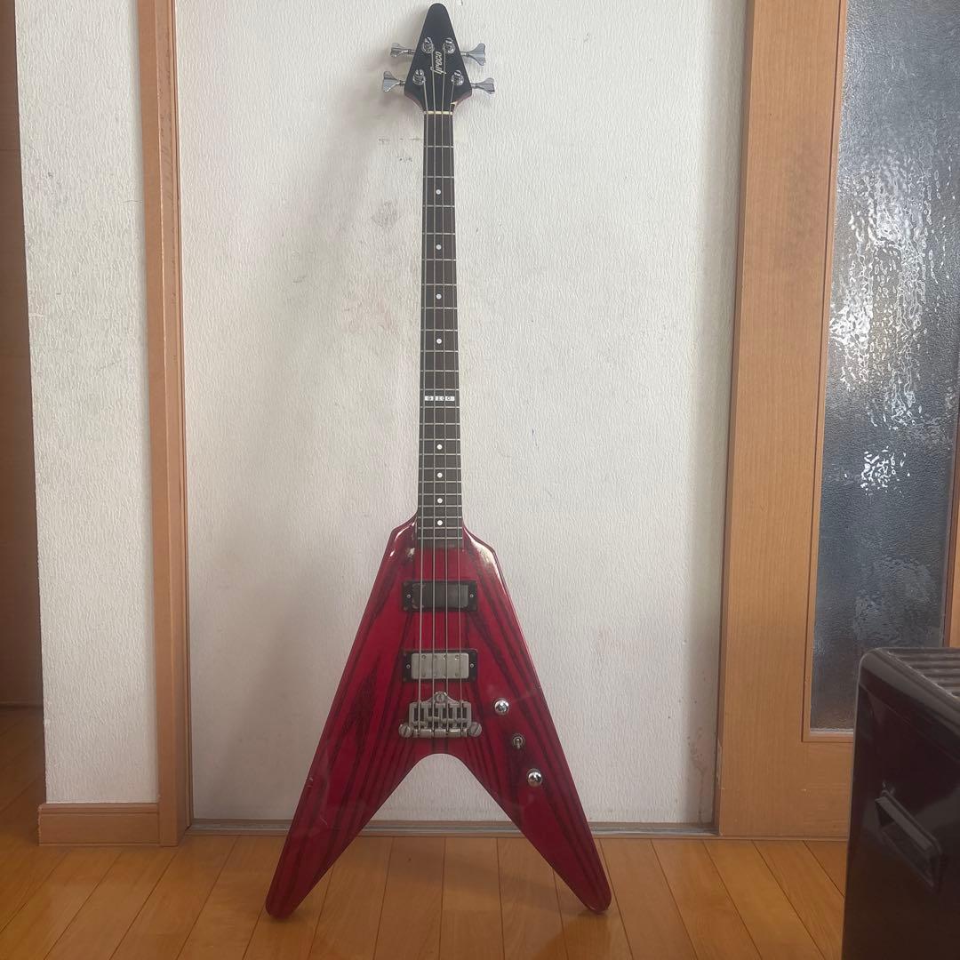 ぴ*ま様 ジャンク Greco FVB-90 フライングVベース 80~90 s