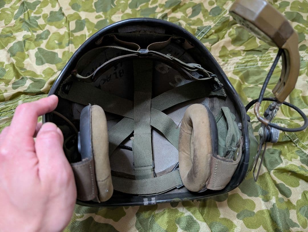 ベトナム戦争　ナム戦　タンカースヘルメット　タンククルー　実物