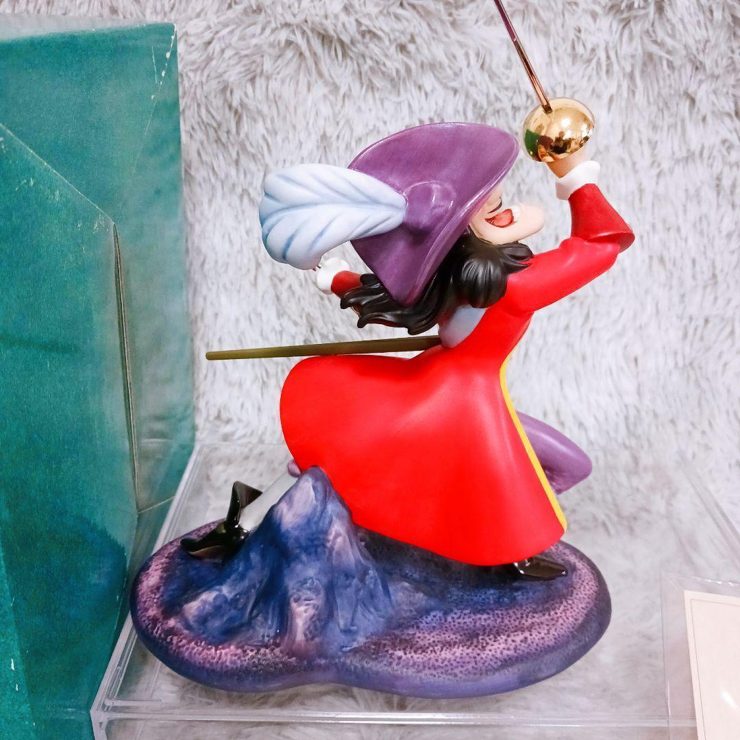 ☆WDCC限定☆ピーターパンフック船長フィギュア箱COA付40周年希少公式正規品