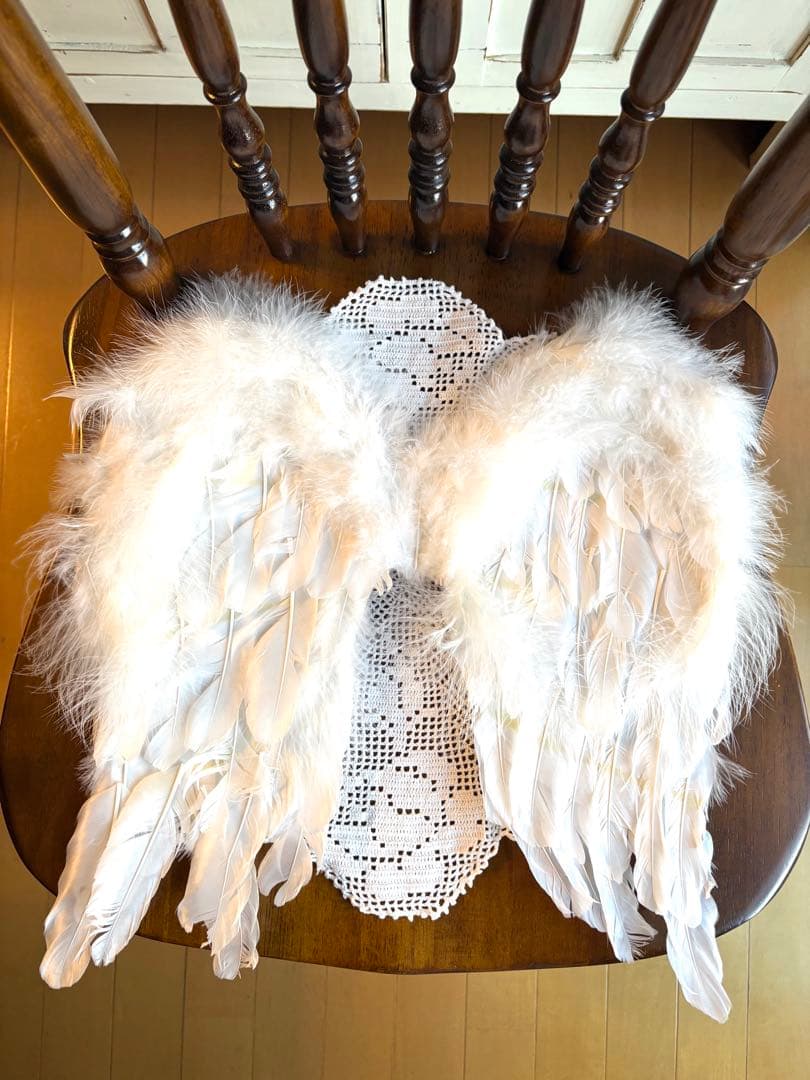 ♡ ベルギーアンティーク　エンジェルウィング　天使の羽　スモールサイズ　マヌカン