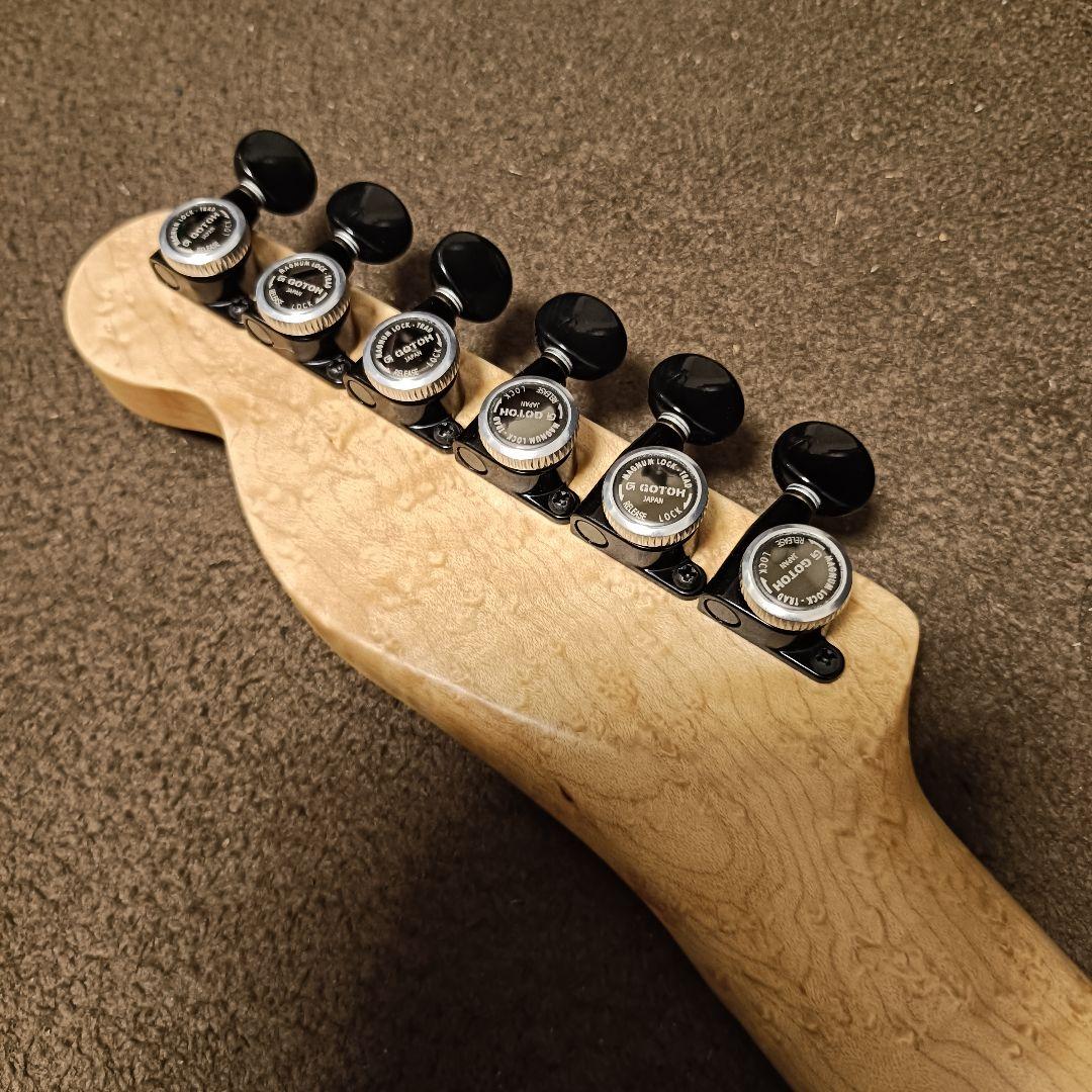 RY Guitar 2H テレキャス ブラックコリーナ バーズアイメイプルネック