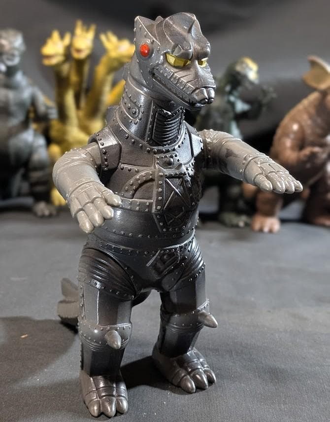 昭和ゴジラ＆メカゴジラ＆キングギドラ他（山勝ヤマカツ）ソフビ６体セット