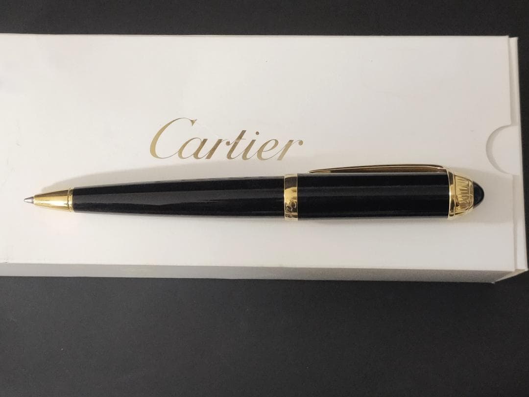 R ドゥ カルティエ ロードスター ボールペン ゴールドフィニッシュ