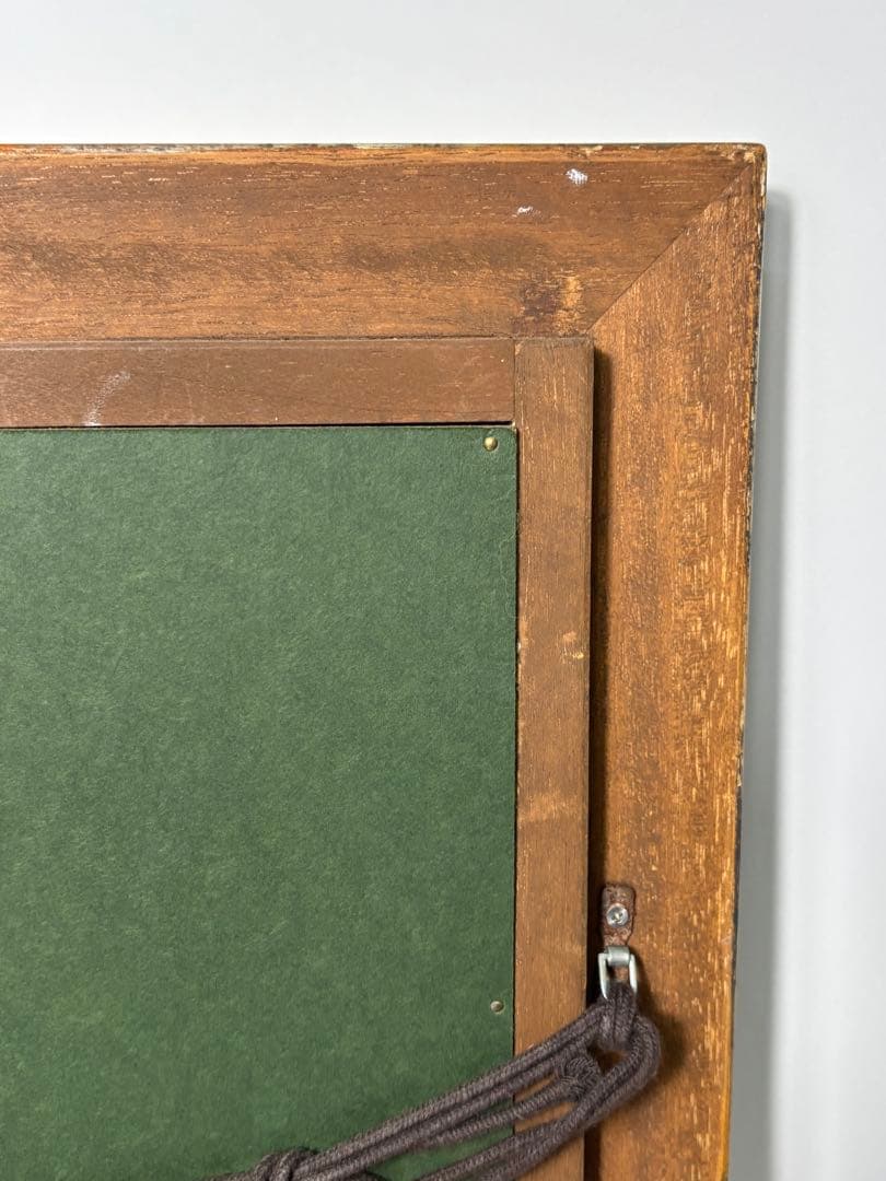 #小野州一「花の絵」原画作品（額装付き）