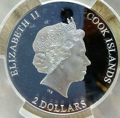 PR70 DCAM 2016 クック諸島 銀貨 世界999枚 PCGS NGC