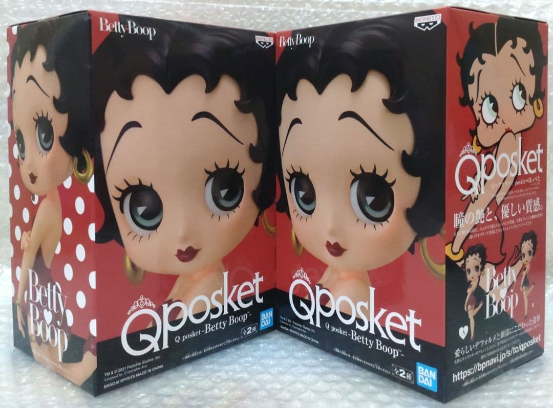 ★新品 未開封★Qposket Betty Boop☆2点セット☆ベティブープ