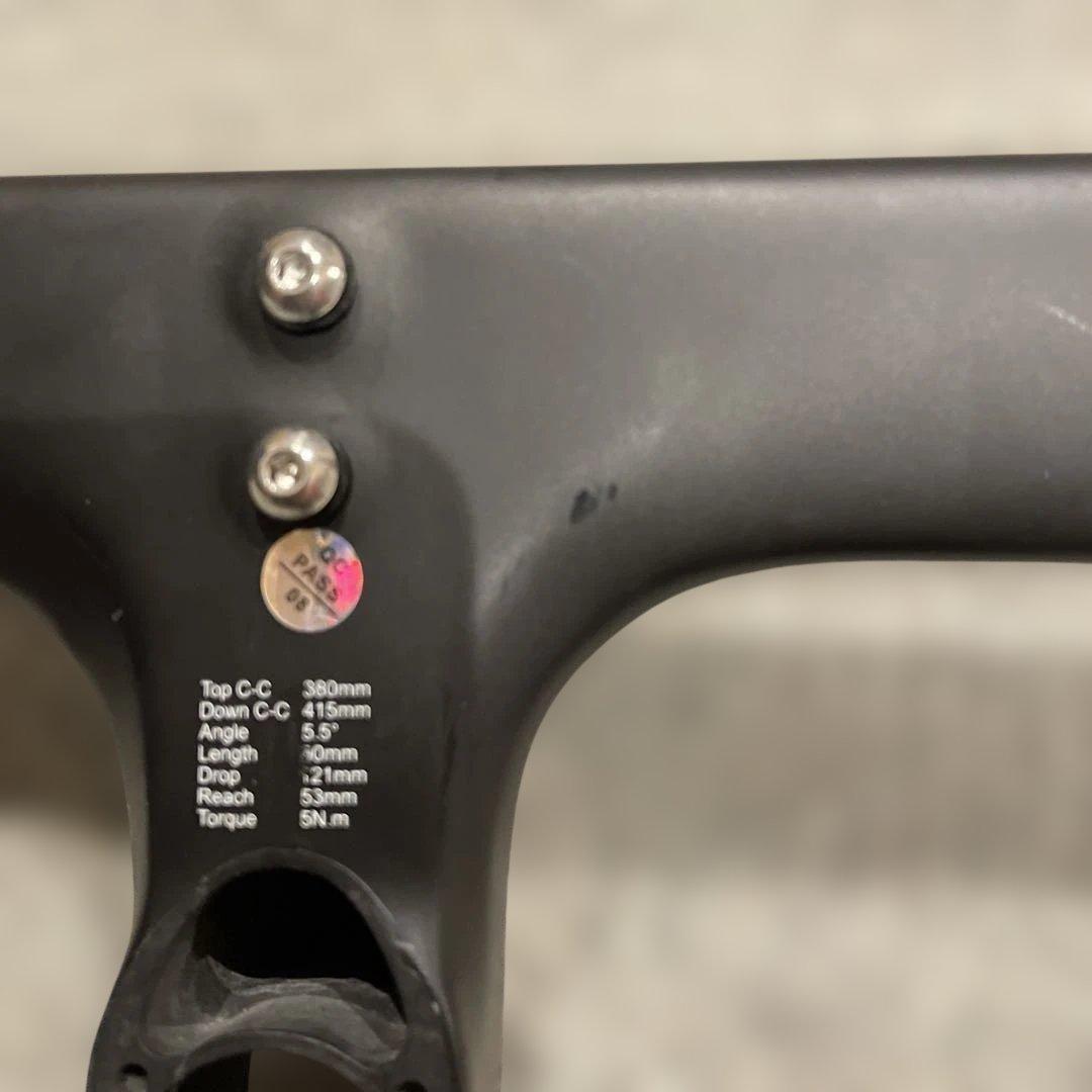 TNI ESPADA 一体型バーステム 380mm 90mm