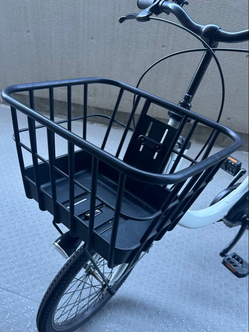 美品 Panasonic電動アシスト自転車SWBE-FSW012N前カゴ・鍵変更