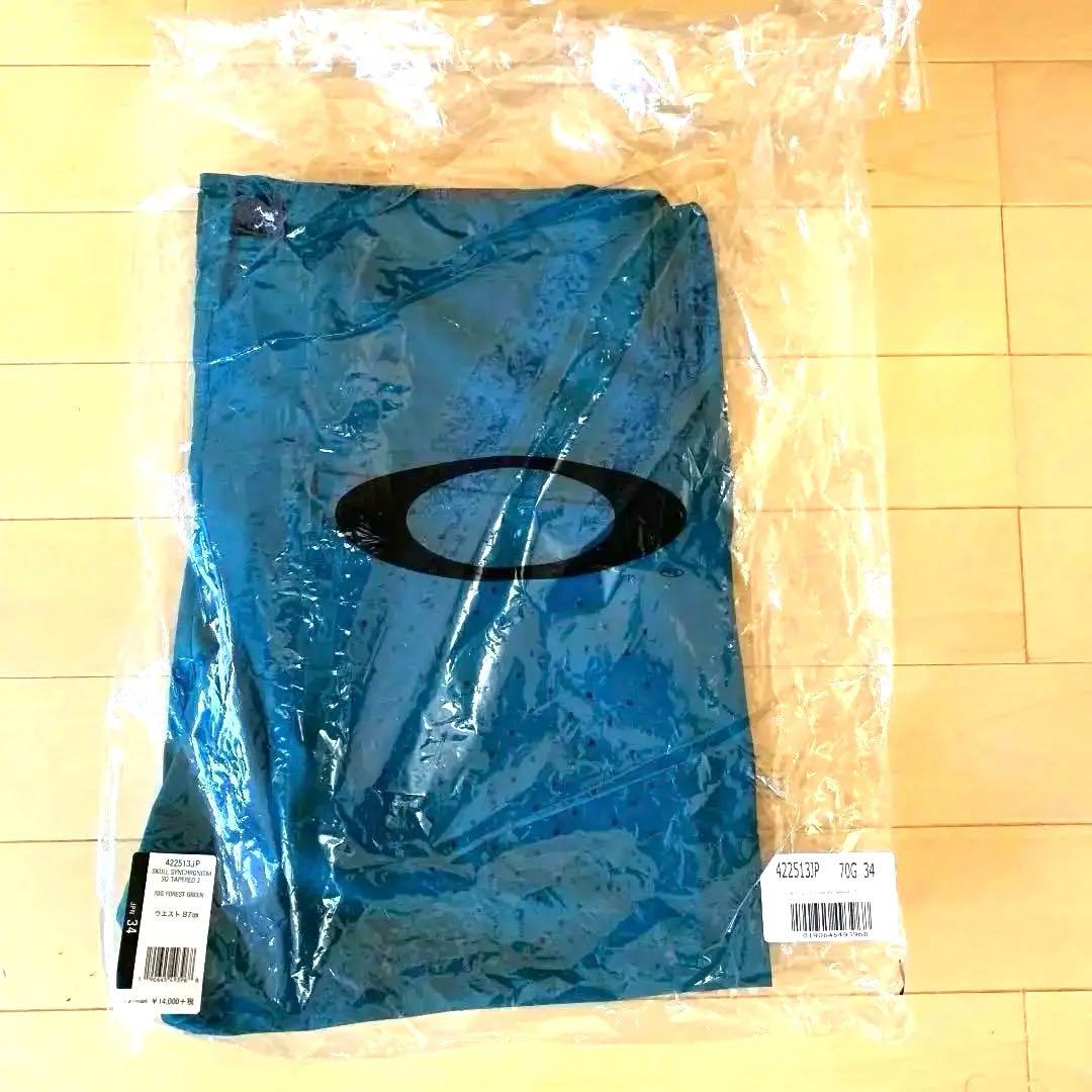 ☆新品未使用タグ付き☆限定オークリーゴルフパンツ　ストレッチ　34