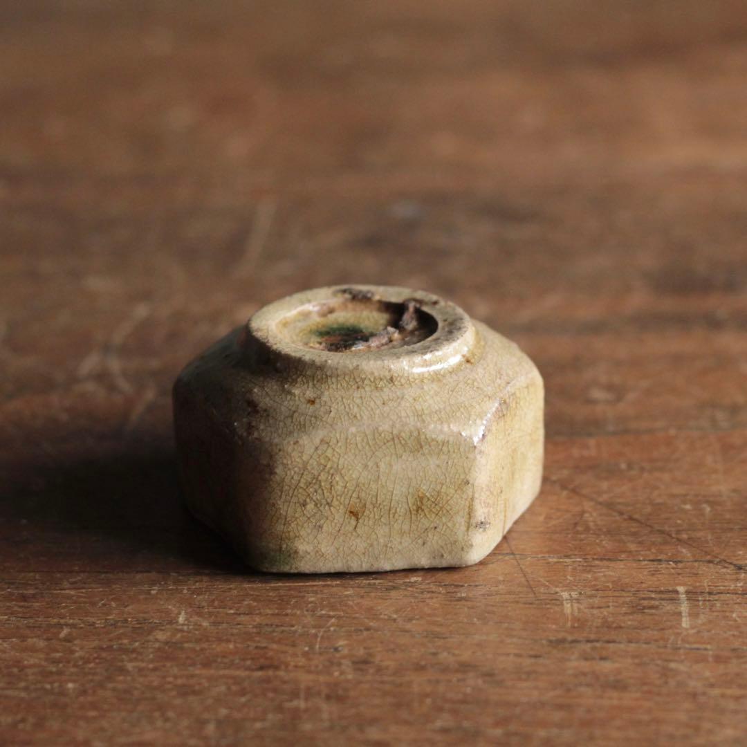 六角 平盃 酒器 盃 ぐい呑み 古美術 古道具 アンティーク