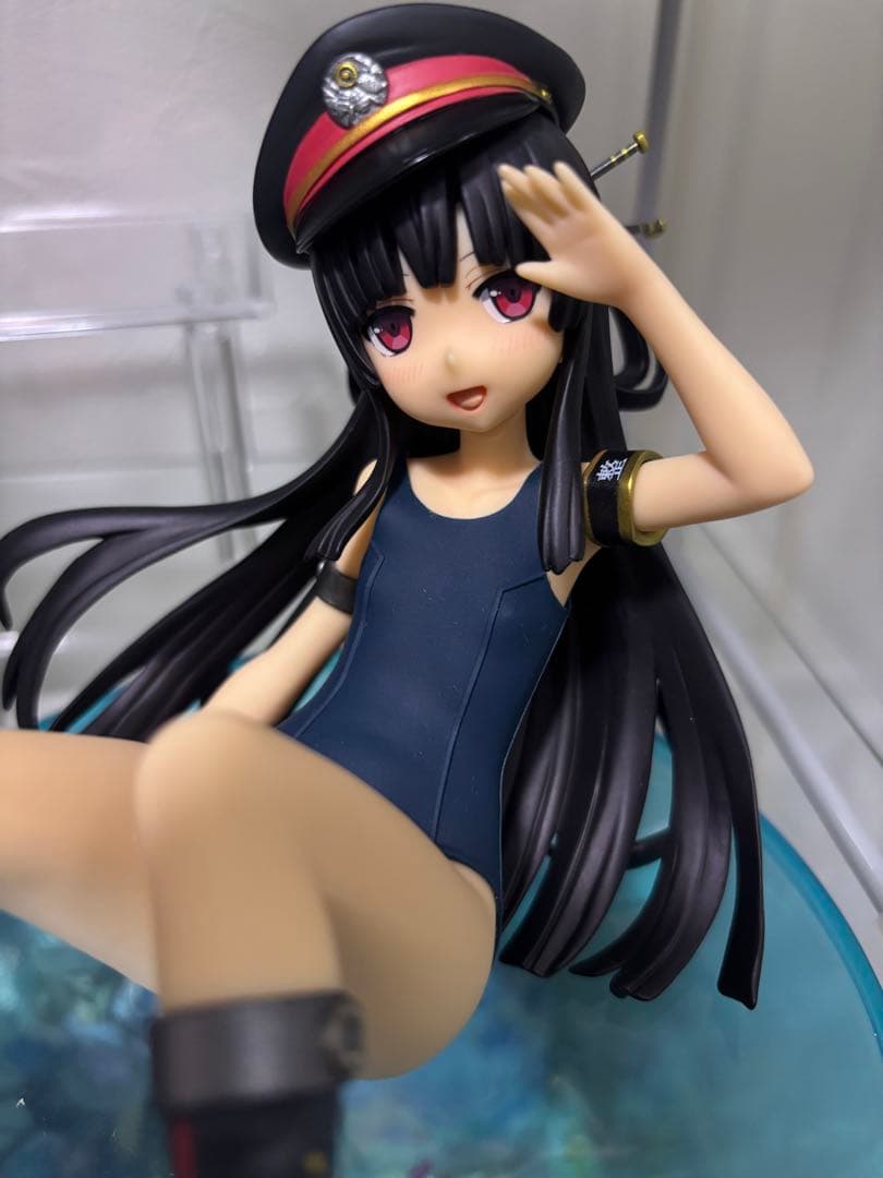 【中古品】Q-six まいてつ ハチロク 紺スク水フィギュア