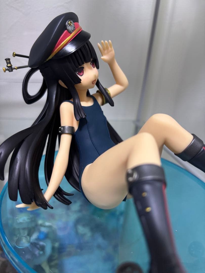 【中古品】Q-six まいてつ ハチロク 紺スク水フィギュア