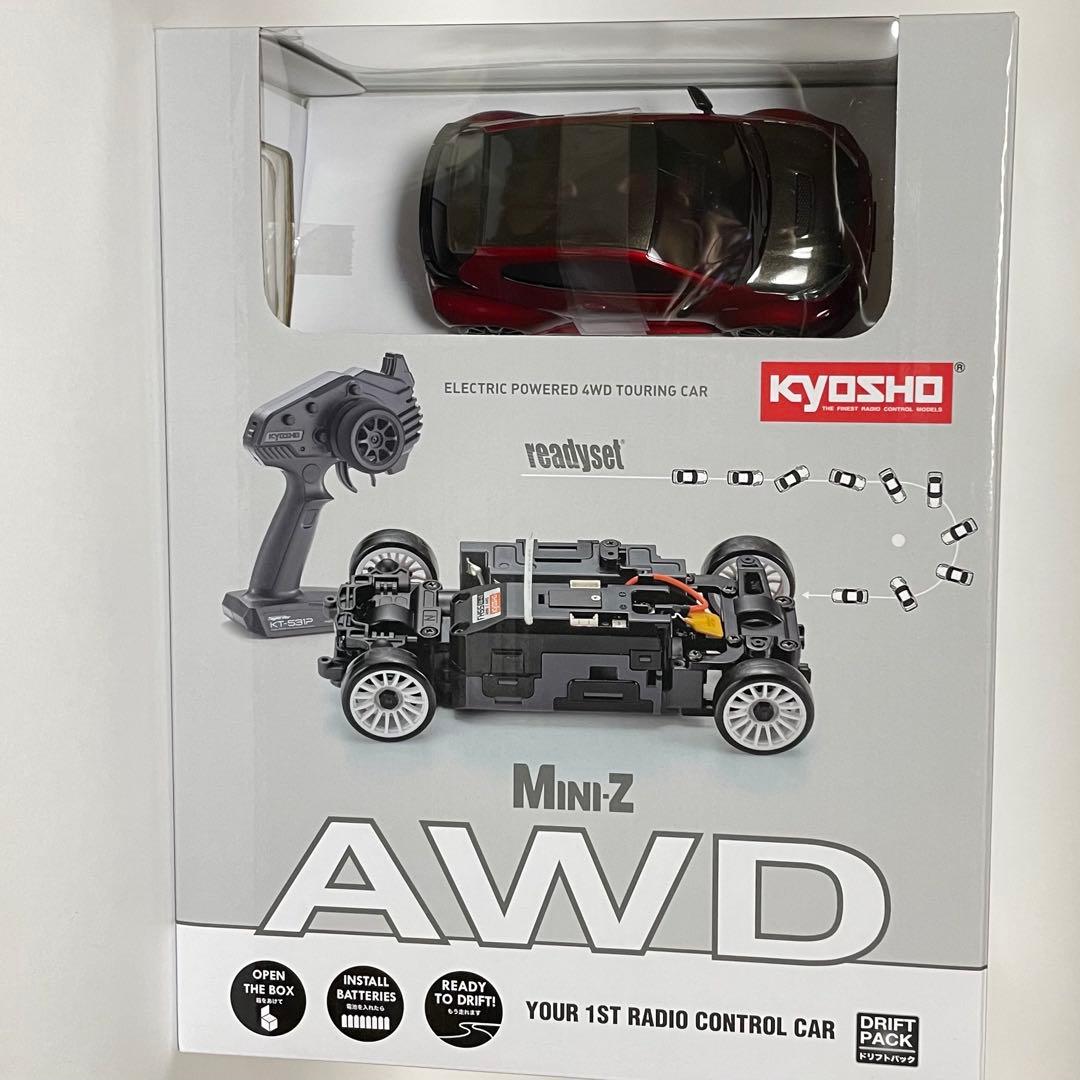 京商ミニッツ トヨタGRMNヤリス　ラリーパッケージ　レッド　AWDレディセット