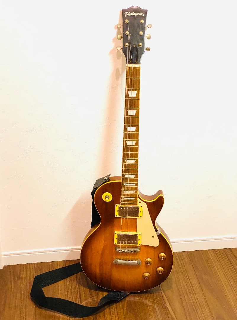 音出し確認済み【送料無料】Photogenic レスポールタイプ エレキギター
