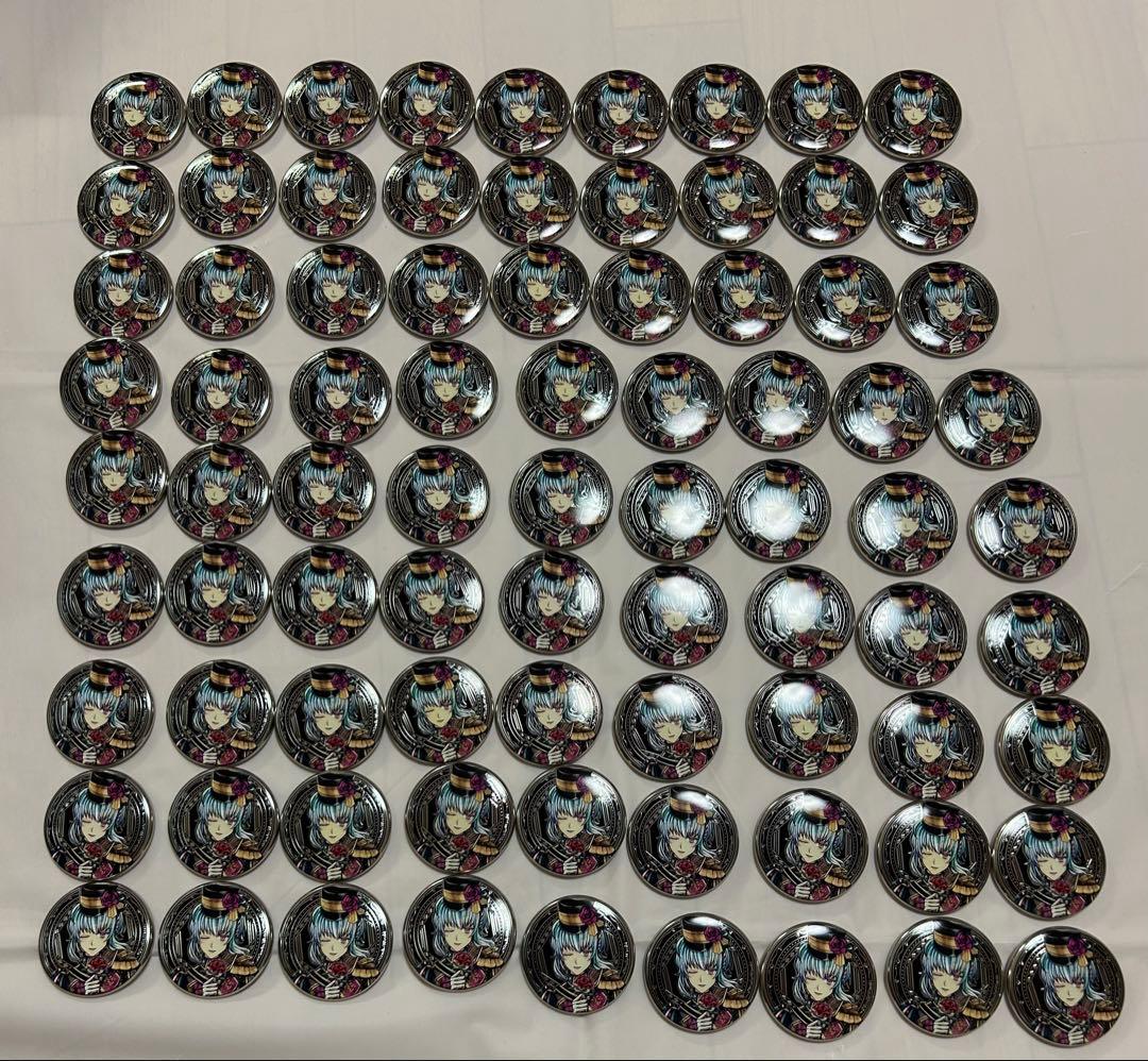 あくねこ 悪魔執事と黒い猫 あくねこ展 フルーレ・ガルシア 缶バッジ 81個