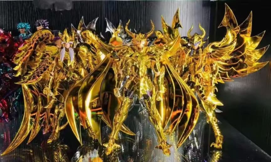 聖闘士聖衣神話EXサイズ　3巨頭　ラダマンデス　ミーノス アイアコス　黄金カラー