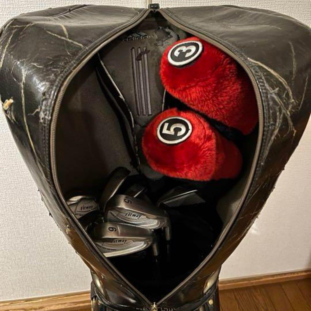 ゴルフセット　キャディバッグ+ドライバー等