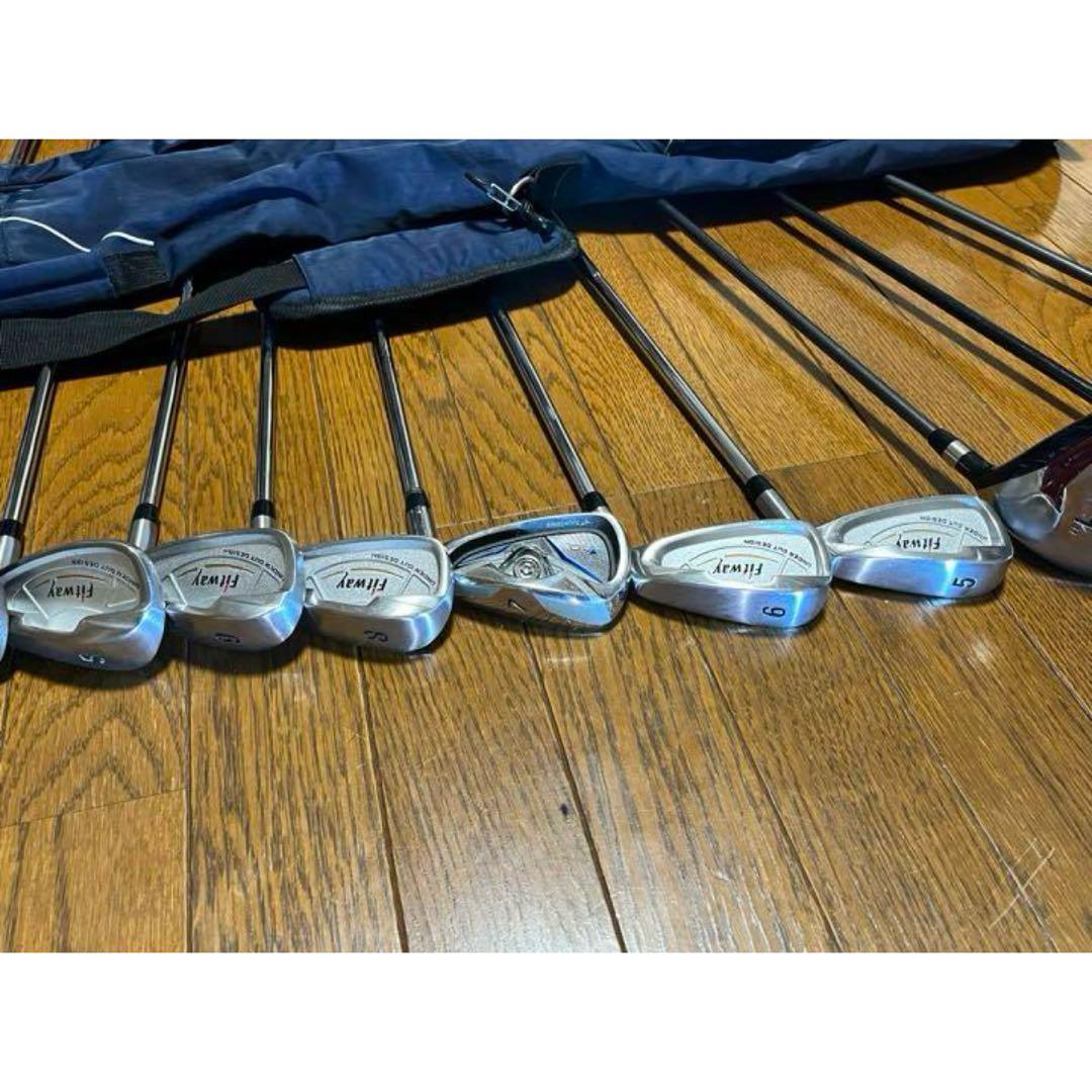 ゴルフセット　キャディバッグ+ドライバー等