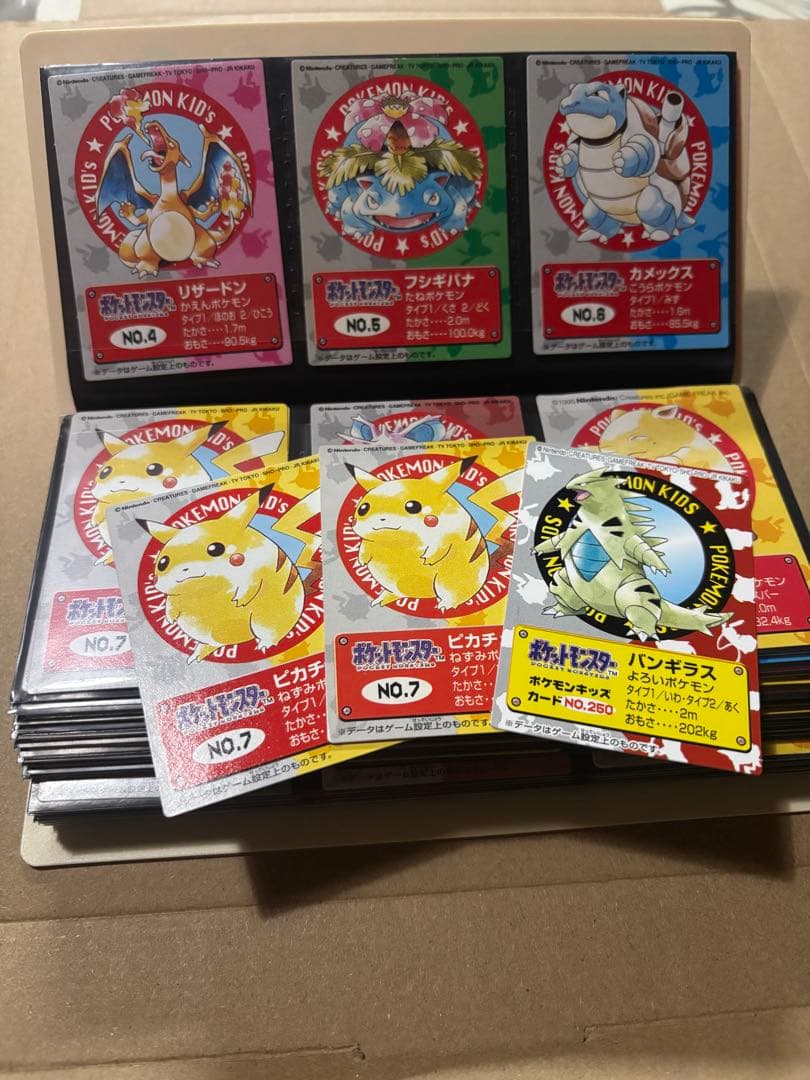 ポケモン　キッズ　カード　フルコンプ　おまけ　ファイル付　リザードン　ピカチュウ