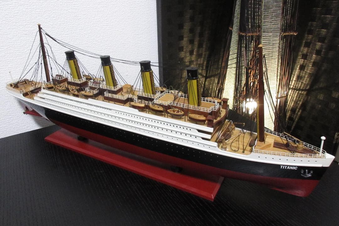 タイタニック 号 大型 模型 80センチ 中古 ＆ 碧洋のハート＆新品DVD付