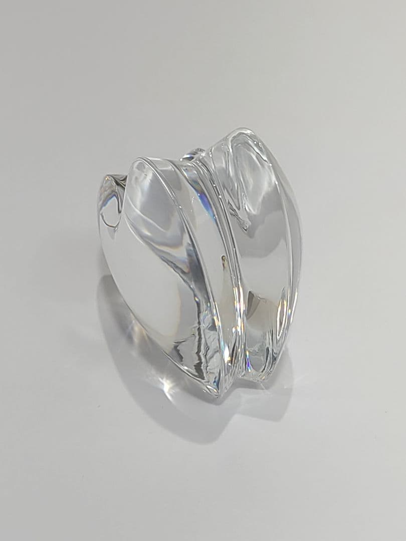 Baccarat ハート型 ペーパーウェイト　オブジェ バカラ