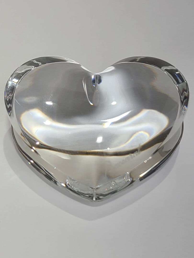 Baccarat ハート型 ペーパーウェイト　オブジェ バカラ