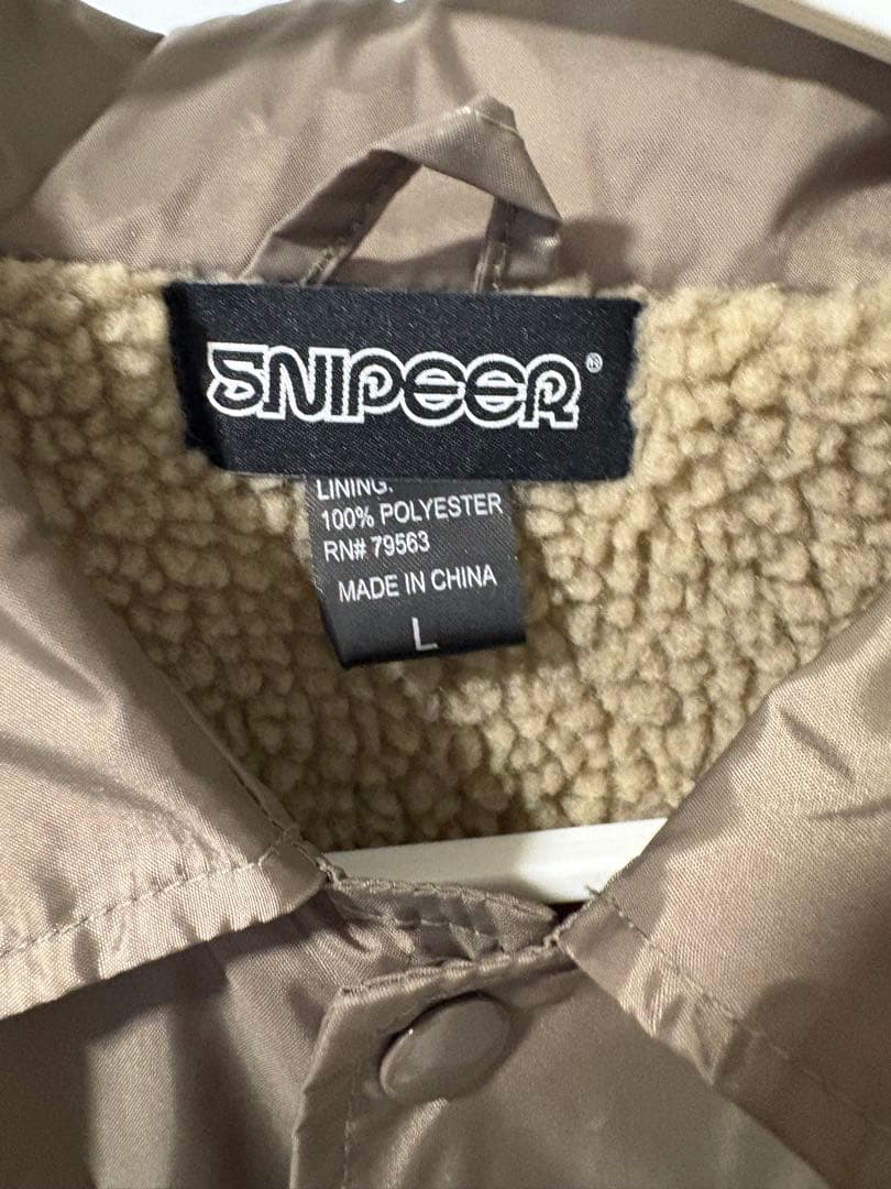 SNIPEER DIAMOND COACH JACKET Ｌサイズ　スナイパー