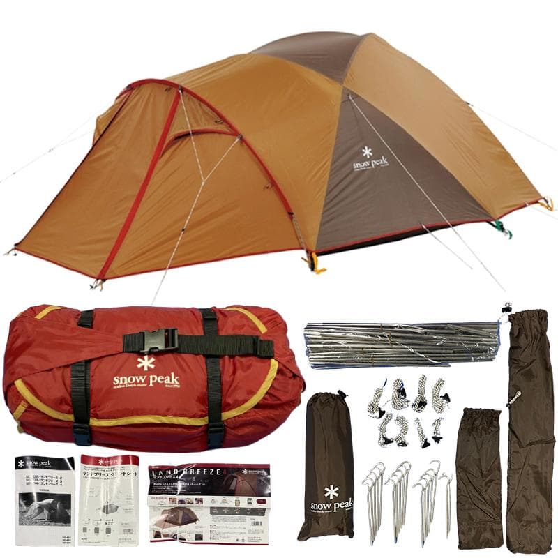 【未使用】 peak スノーピーク ランドブリーズ4 ドームテント4人用